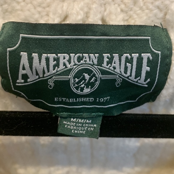 American Eagle Cable Knit Cropped Cardigan - Picture 3 of 4